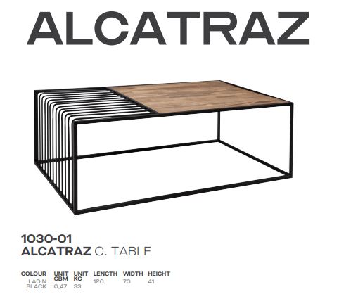 Alcatraz Coffee Table